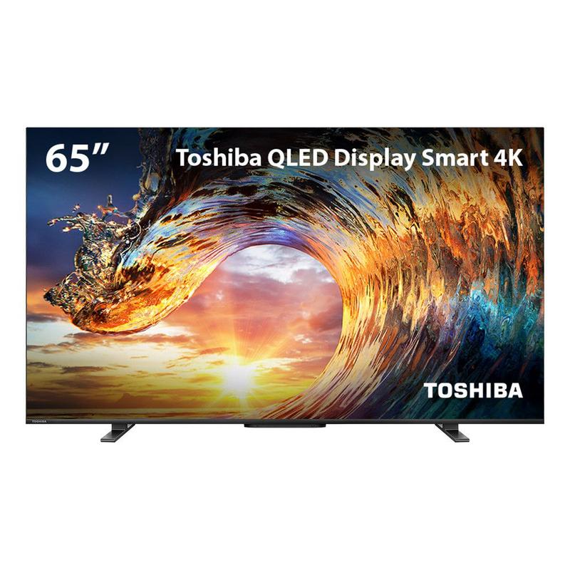 Smart TV QLED 65 4k Toshiba 65M550L VIDAA 3 HDMI 2 USB Wi-Fi
